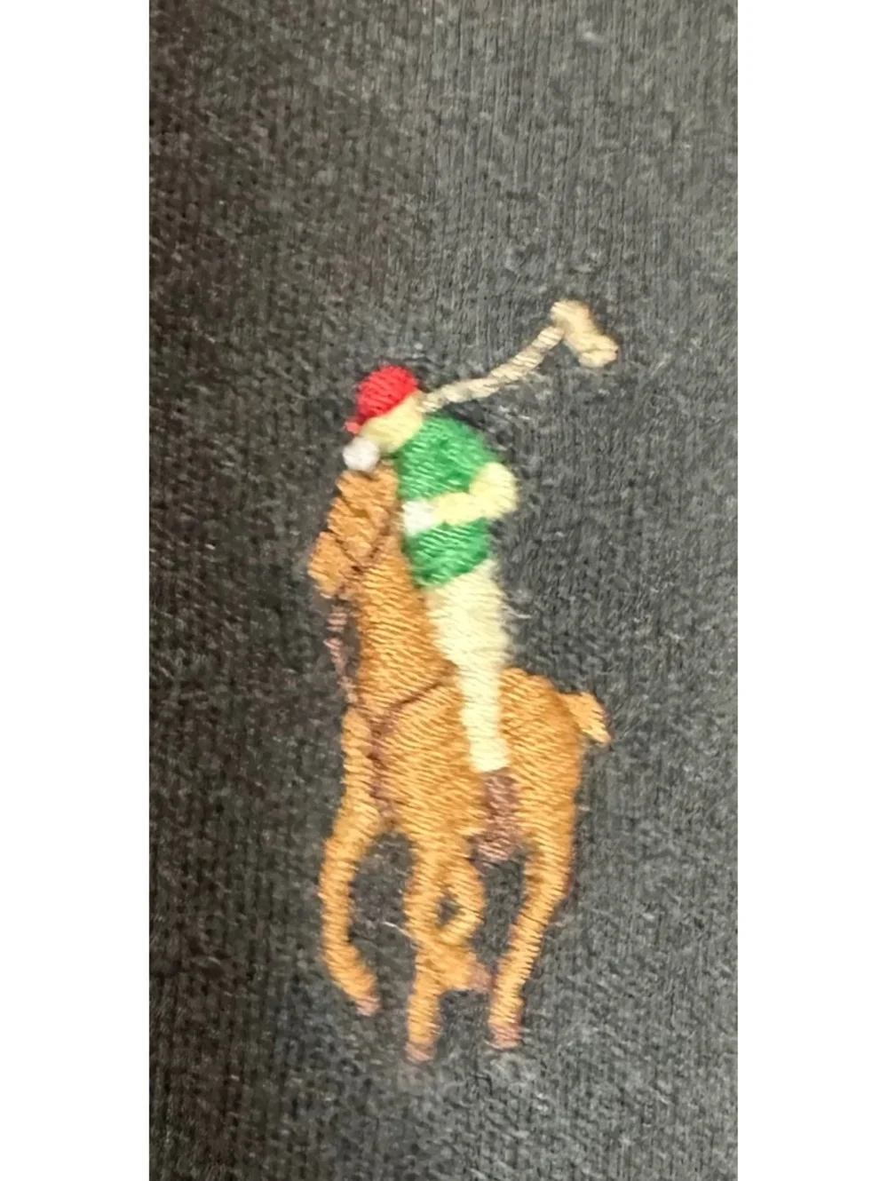 Polo Ralph Lauren Men’s L Black Classic Fit Multicolor Pony Logo Polo Shirt
